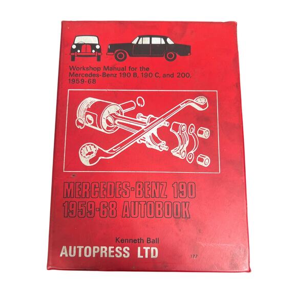 Mercedes-Benz 190 1959-68 Autobook Workshop Manual Kenneth Ball - Picture 1 of 5